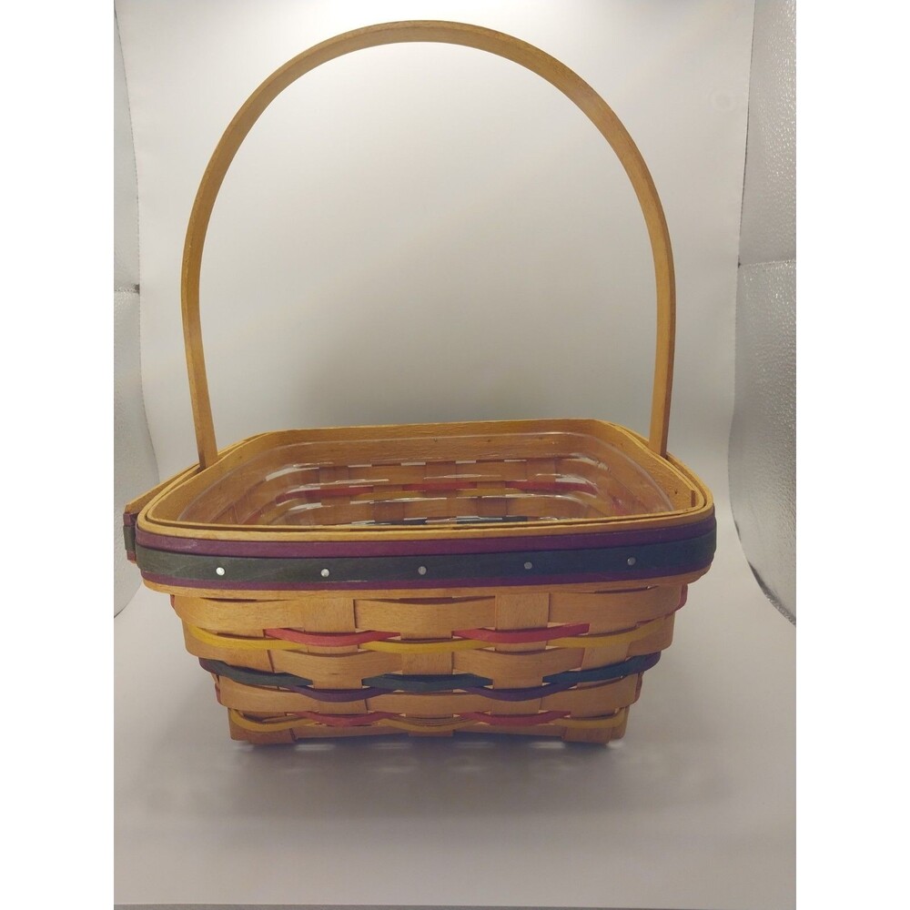 Vintage Woven Traditions 1998 Large Basket Easter Signed Longaberger Family